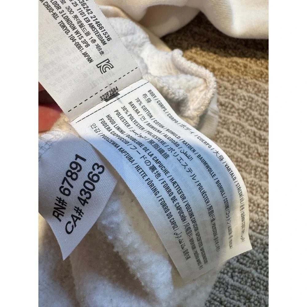 Hollister McLaren Formula 1 Team Hoodie White MCL60 2023 Graphic Mens XS - Picture 6 of 8